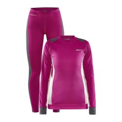 Craft CORE DRY BASELAYER SET W, ženski donji veš set, roza