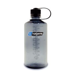 Nalgene NARROW MOUTH 1000ML, boca pvc, siva